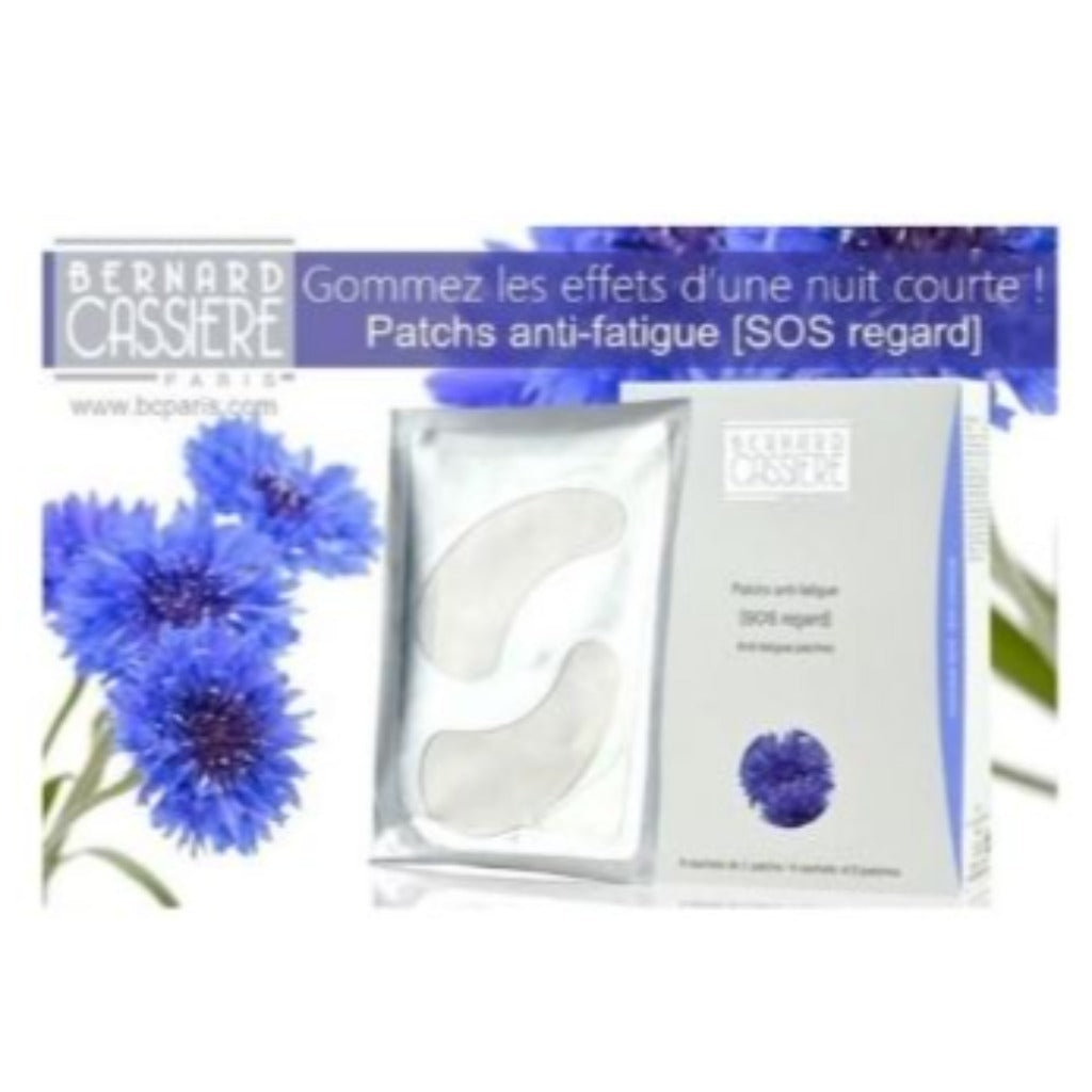 BERNARD CASSIERE Cornflower Eye Patches Cornflower Calms and Soothes Yeast extract for Dark circles Vitamin cocktail for Decongestion Recommended for Eye contour For best results : use Morning / or Evening, or when necessary 6 per box 
