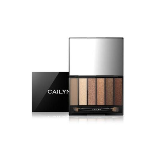 Cailyn Eye shadow pallette 6 shades  Highly pigmented  Flatters all eye colors and skin tones Contour - Define - Highlight Minimal to Dramatic effect Velvety soft to Metallic shades Sleek case - double ended brush - mirror
