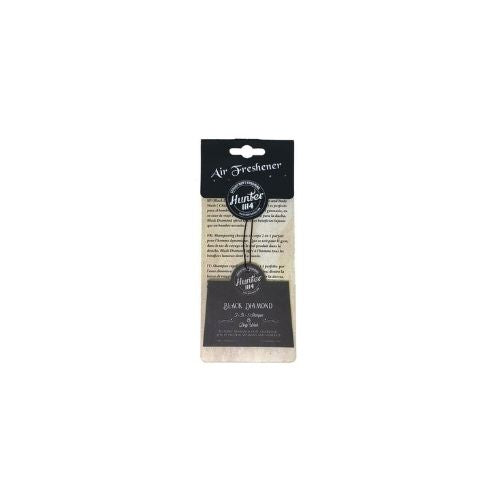 HUNTER 1114 Black Diamond Air Freshener   Used to freshen up your shop, bathroom, car, home or life! Hang freely
