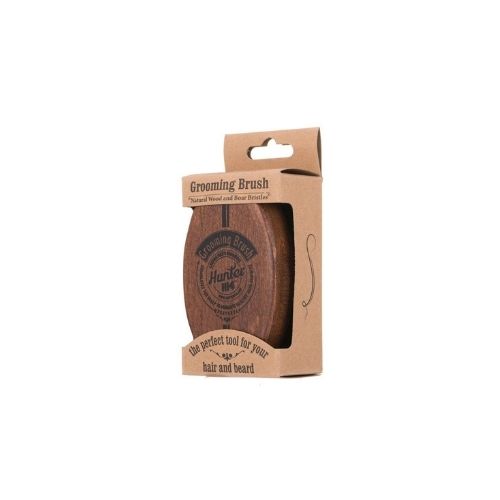 Hair & Beard Grooming Brush  The perfect tool for your hair and beard by stimulating the scalp to promote healthy hair growth while gently distributing its natural oils.  Natural Wood & Boar Bristles