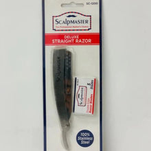 Load image into Gallery viewer, SCALPMASTER DELUXE STRAIGHT RAZOR
