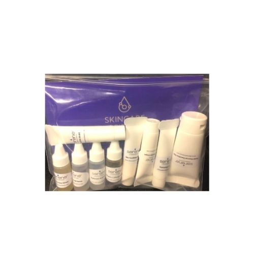 SERENE ANTI AGING - LASER KIT Kit contains: Facial Cleanser Sensitive skin, Hyaluronic Acid Serum, Regenerating cream, Vitamin C emollient, Skin Recovery Serum, Skin Renewal Serum, Skin Soothing cream, Hydrating lotion, Anti age Protect Trial kit contains popular items from the Serene brand